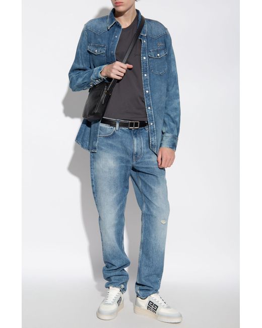 Givenchy Blue Denim Shirt for men