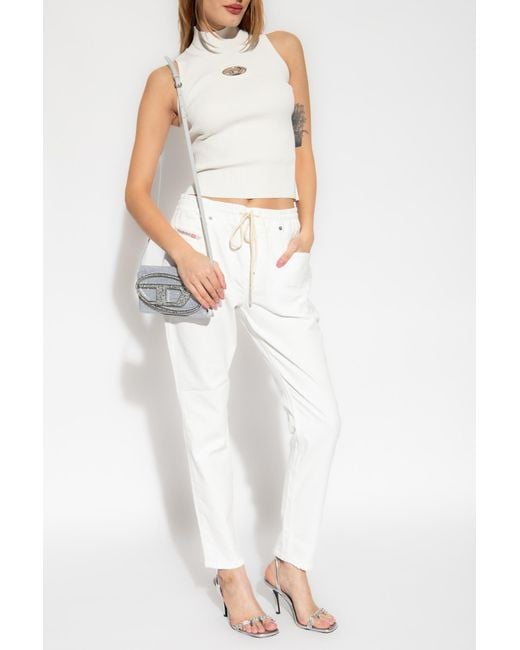 DIESEL White Trouser