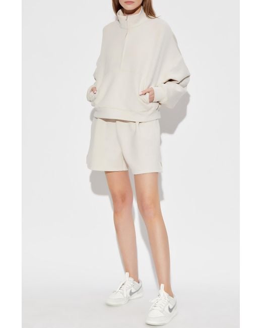 Nike White Shorts With Logo