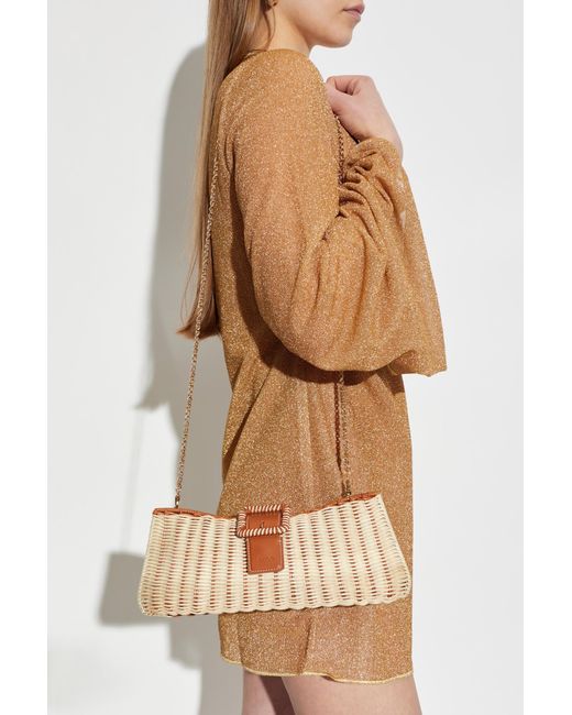 Rodo Natural Clutch Bag With Logo
