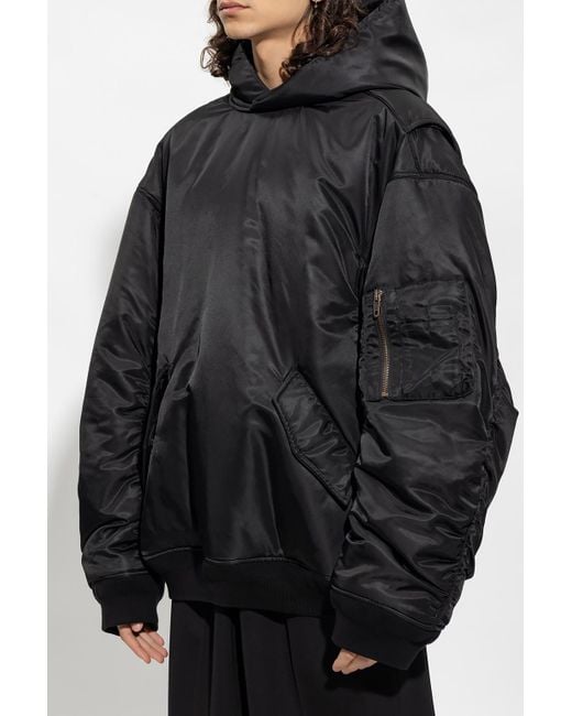 Balenciaga Black Bomber Jacket for men