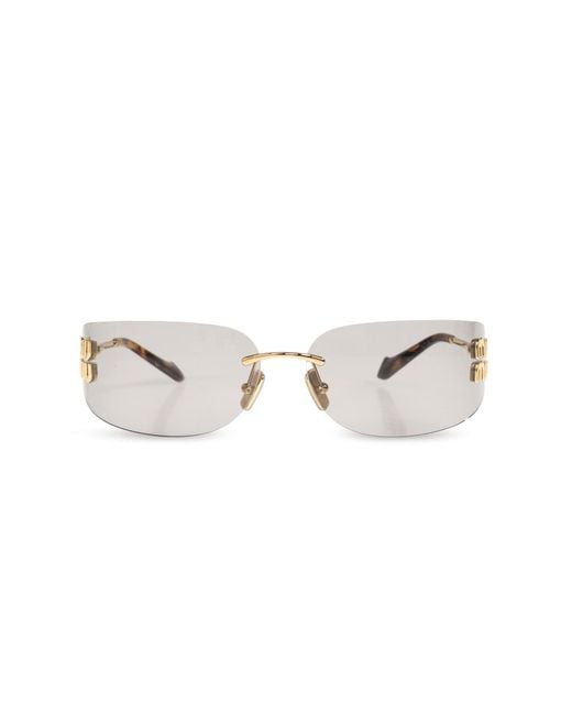 Miu Miu Metallic Sunglasses 'A51S'