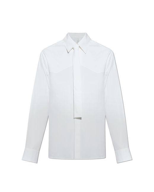 Jil Sander White Shirt With Tie for men