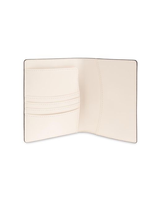 Furla Gray Passport Holder "Camelia"
