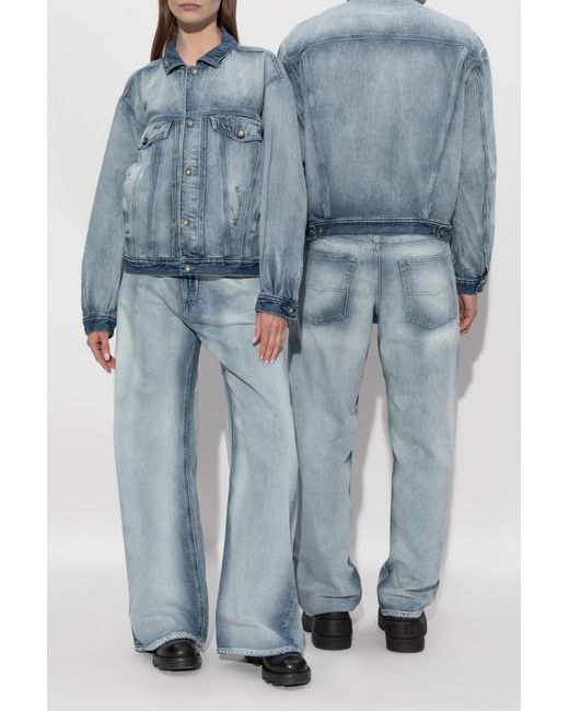 DIESEL Blue Denim Jacket 'D-Denver-Fsi1'