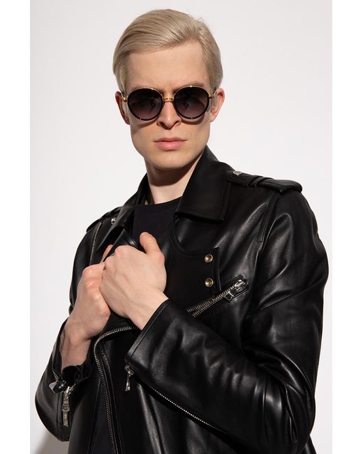 Balmain Black 'Croissy' Sunglasses for men