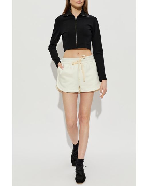 Jil Sander White Cotton Shorts