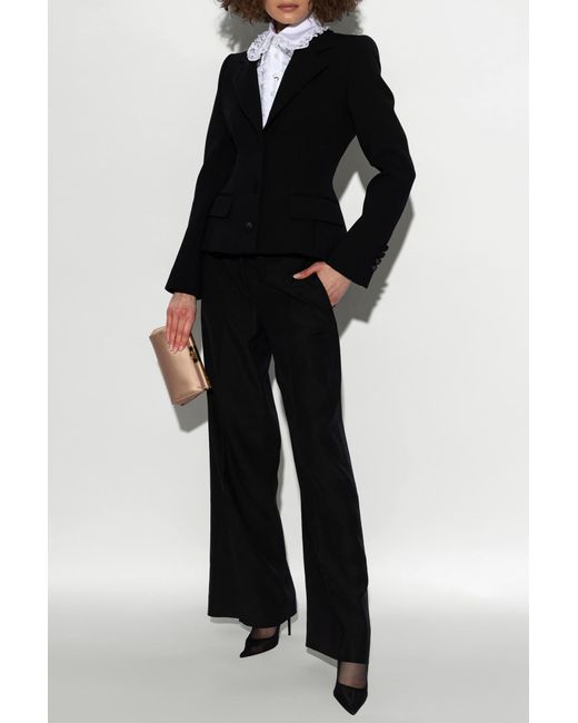 Dolce & Gabbana Black Blazer With Notch Lapels
