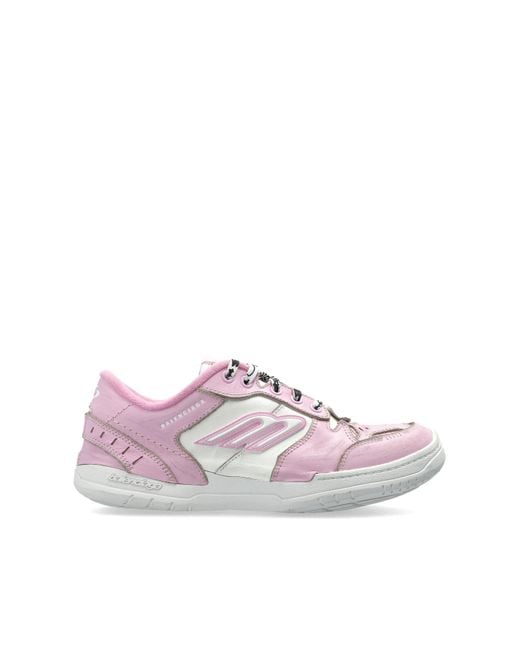 Balenciaga Pink 'Hamptons Medium Worn-Out' Sports Shoes