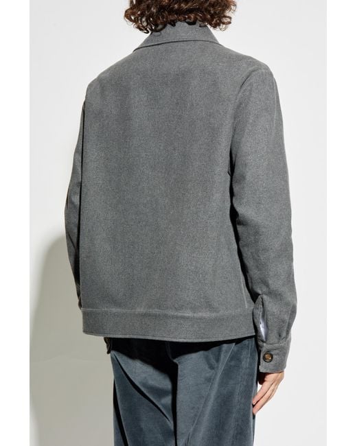 Eleventy Gray Wool Jacket for men