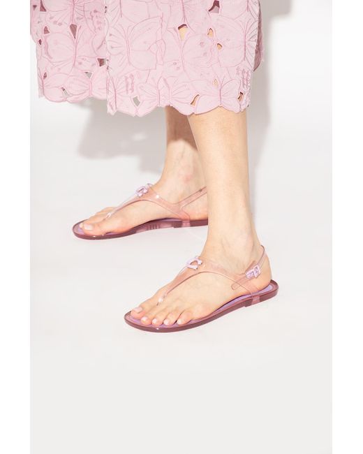 COACH Pink 'natalee' Sandals