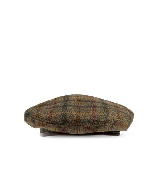 DSquared² Brown Plaid-Patterned Beret