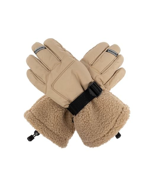 UGG Ski Gloves Shasta With Faux Fur in Black Lyst UK