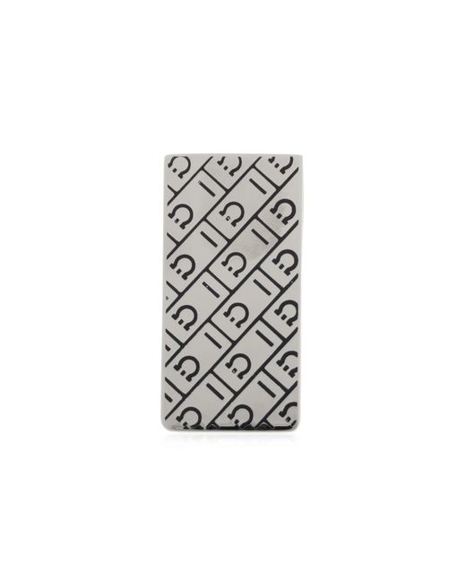 Ferragamo White Money Clips for men