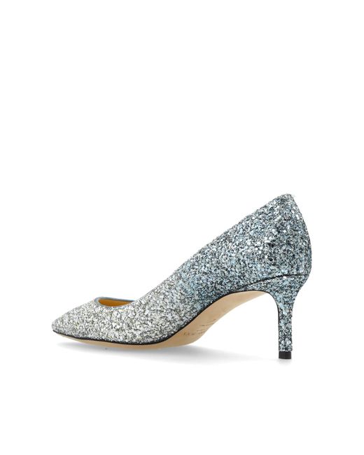 Jimmy Choo Black 'Romy' Heeled Shoes
