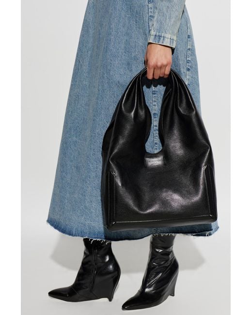 Maison Margiela Black Shoulder Bag 'Box Medium'