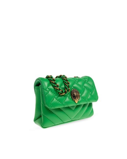 Kurt Geiger Green Shoulder Bag 'Kensington Nano'