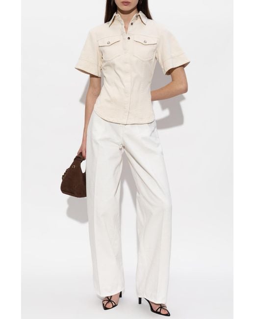 Sportmax White Shirt 'Ontano'