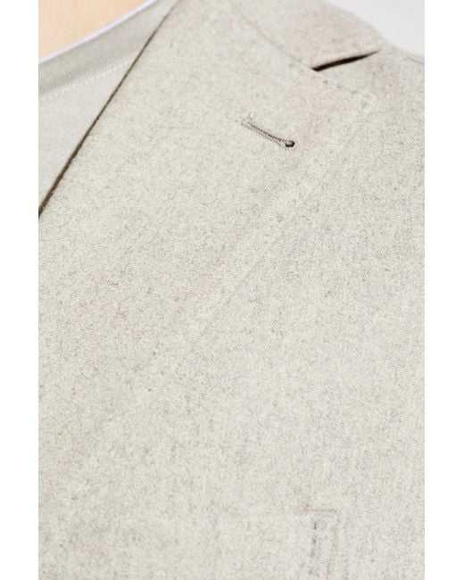 Eleventy White Wool Blazer for men