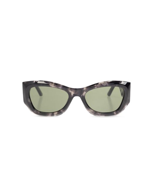 Palm Angels Black 'canby' Sunglasses