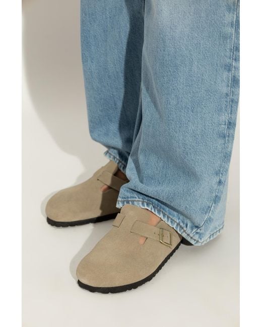Birkenstock Natural Boston Bs Mules