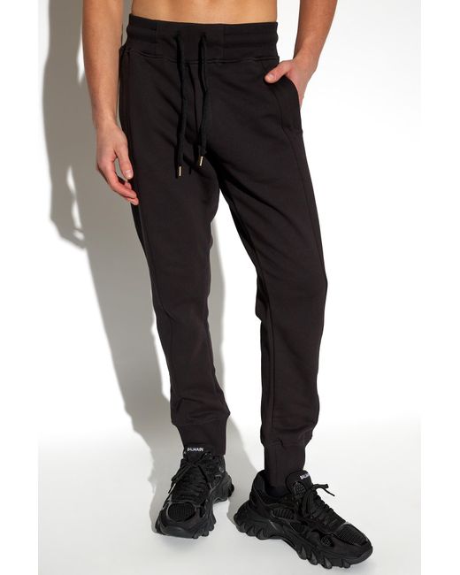 Versace Black Sweatpants With Logo, for men