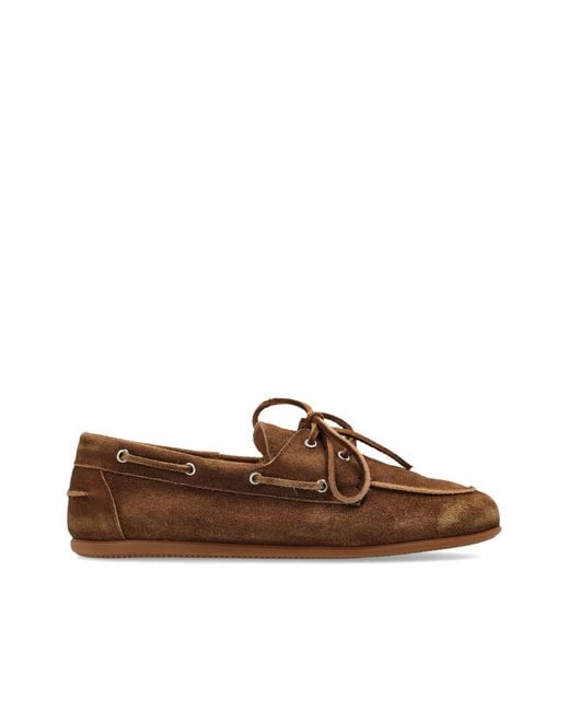 POSA Brown "Boat Milano" Loafers Shoes for men