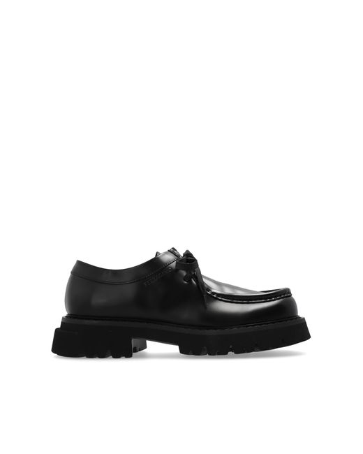 Ferragamo Black Lace-up Shoes for men