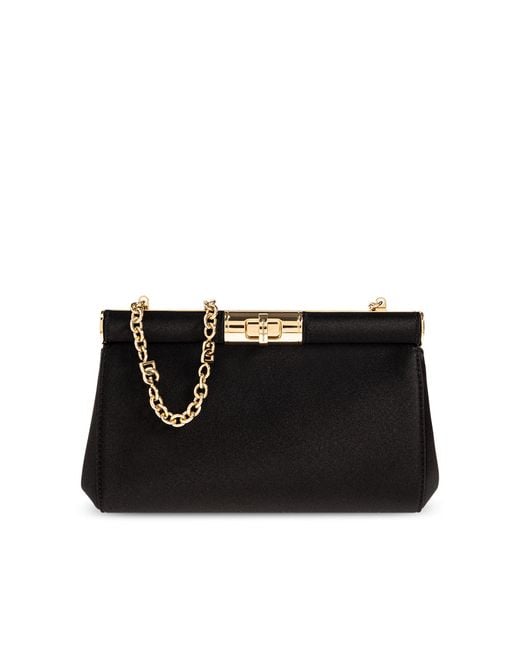 Dolce & Gabbana Black 'Small Marlene' Shoulder Bag