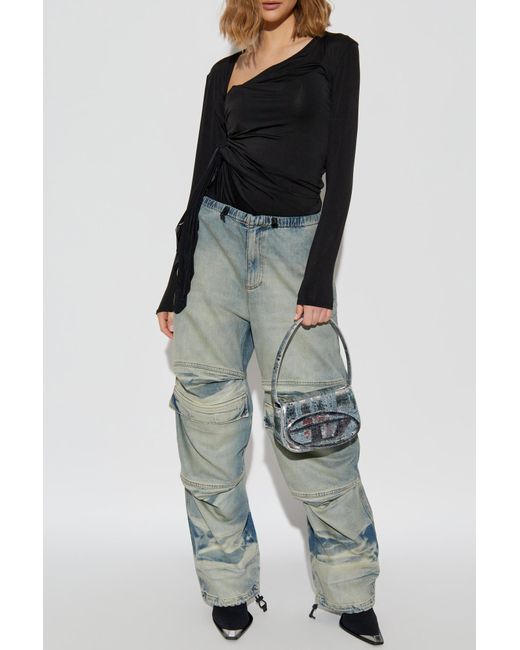 DIESEL Black Top T-Crissy-Plain