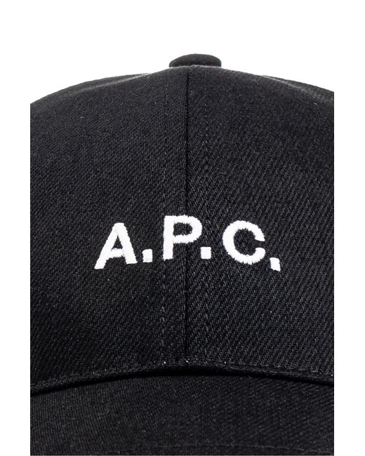 A.P.C. Black Baseball Cap