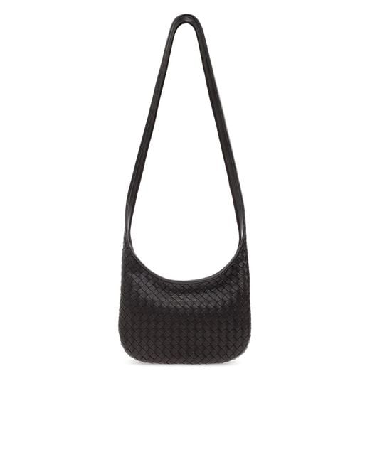 Bottega Veneta Black Shoulder Bag "Veneto Small" for men
