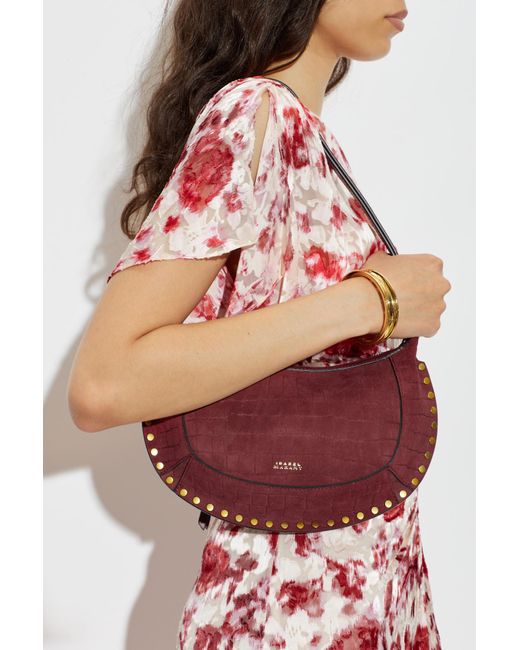 Isabel Marant Red Bag 'Oskan Moon'
