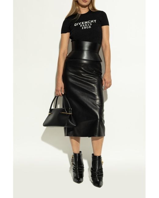 Givenchy Black Heeled Ankle Boots 'Shark'