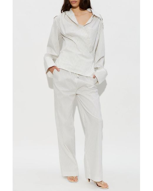 IRO White Lia Trousers