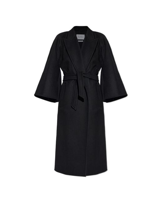 Max Mara Black "Gange" Coat