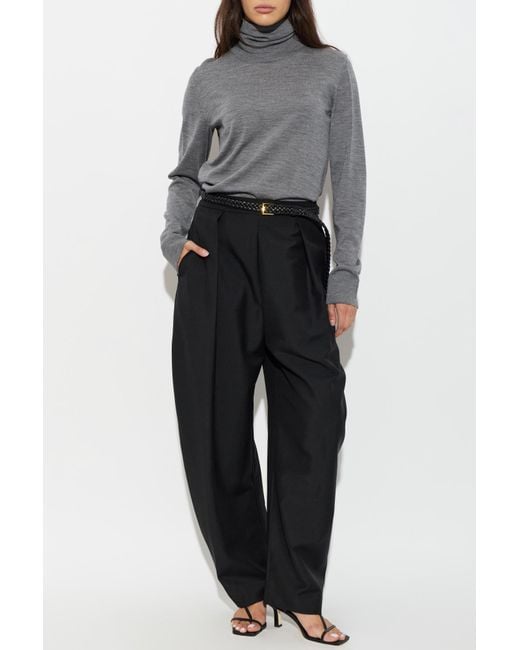 Rohe Gray Wool Turtleneck