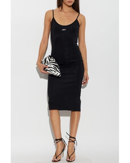 Off-White c/o Virgil Abloh Black Strappy Dress
