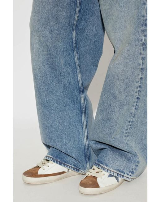 Golden Goose Deluxe Brand White "Super-Star Classic With Spur" Sports Shoes for men