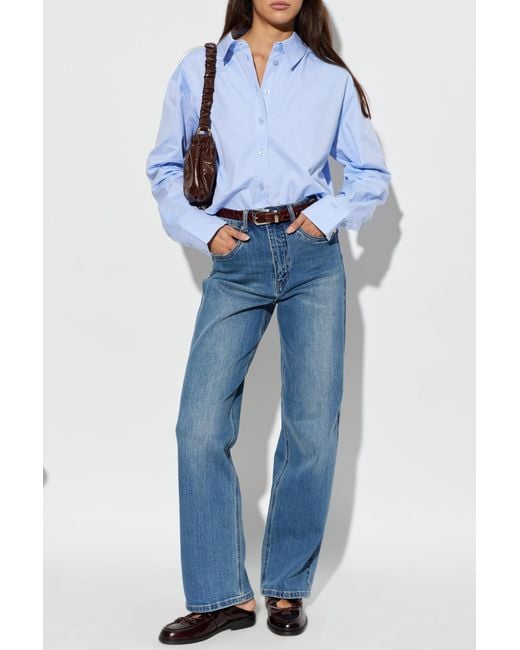 Gestuz Blue Shirt 'Gzyork'