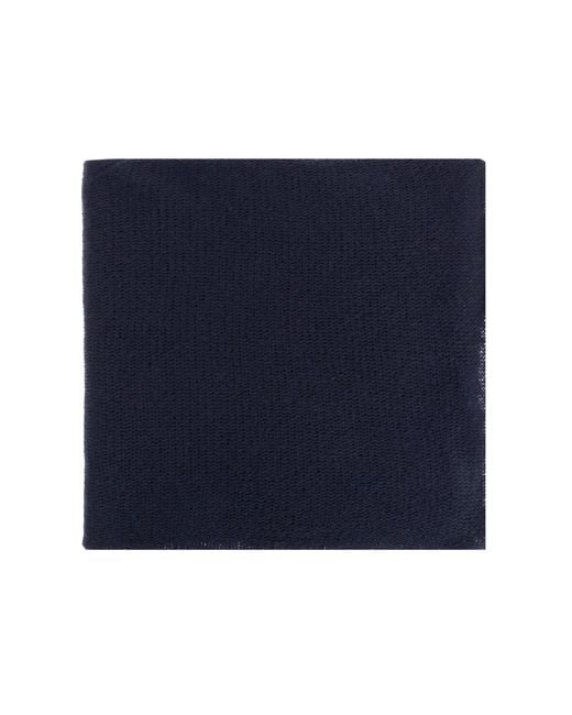 Lisa Yang Blue Cashmere Scarf 'Ulla'