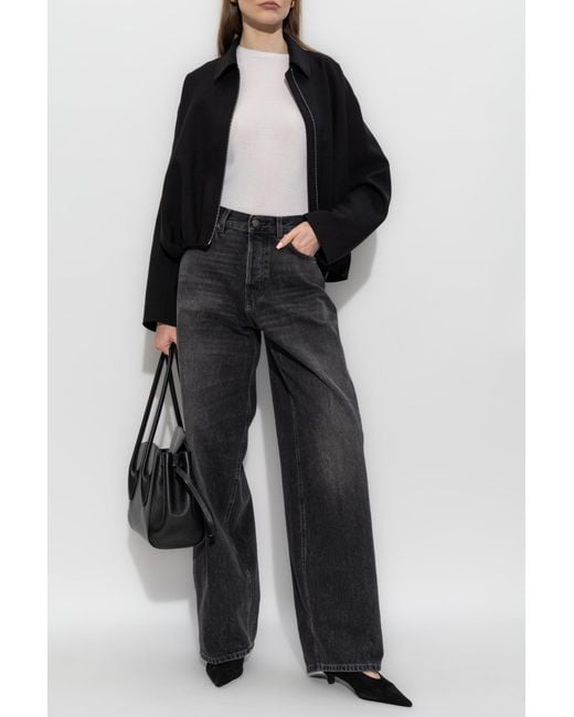 Fabiana Filippi White Cashmere Top With A Crew Neckline