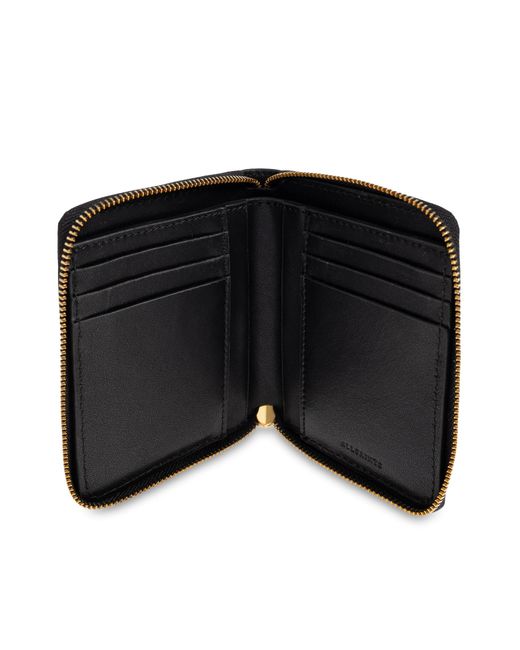 AllSaints Purple Leather Wallet 'Lena'
