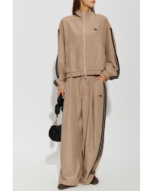 Adidas Originals Natural Wide-Leg Trousers