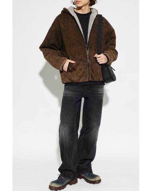 DIESEL Brown Jacket 'S-Bryan' for men