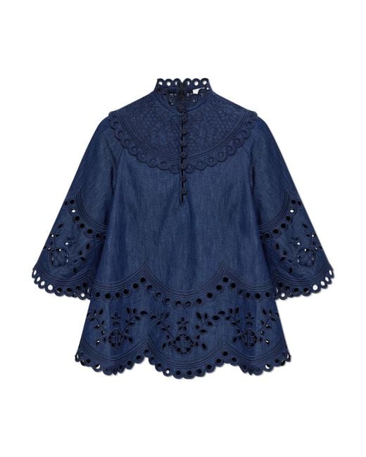 Zimmermann Blue Denim Top