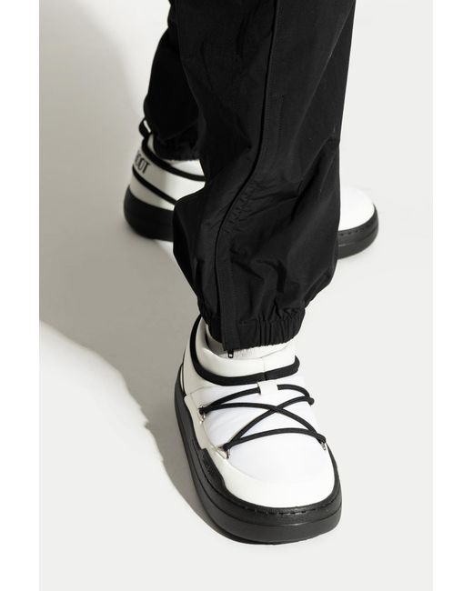 Moon Boot White Minimalist Low-Profile Snow Boots