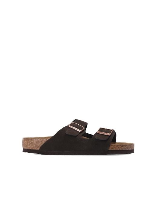 Birkenstock Brown 'Arizona Bs' Slides for men