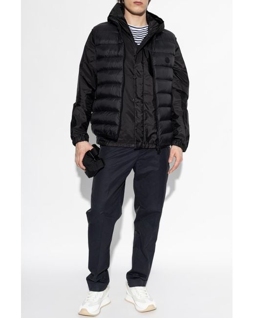 Moncler Black "Grandans" Jacket for men