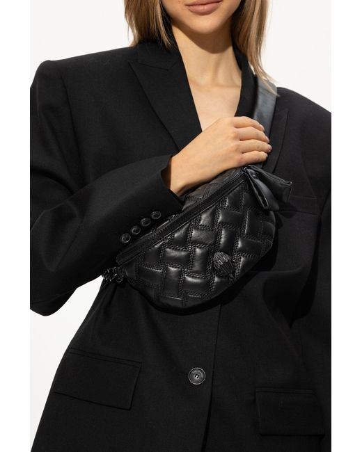 Kurt Geiger 'kensington Small' Quilted Belt Bag in Black Lyst